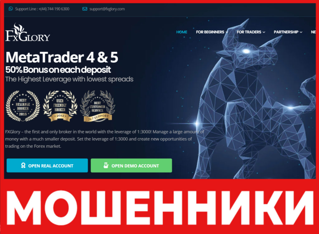 FX Glory лицевая сторона скрин