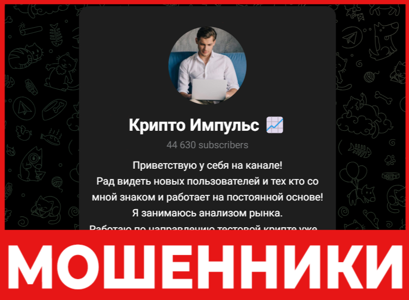 Крипто Импульс лицевая сторона скрин