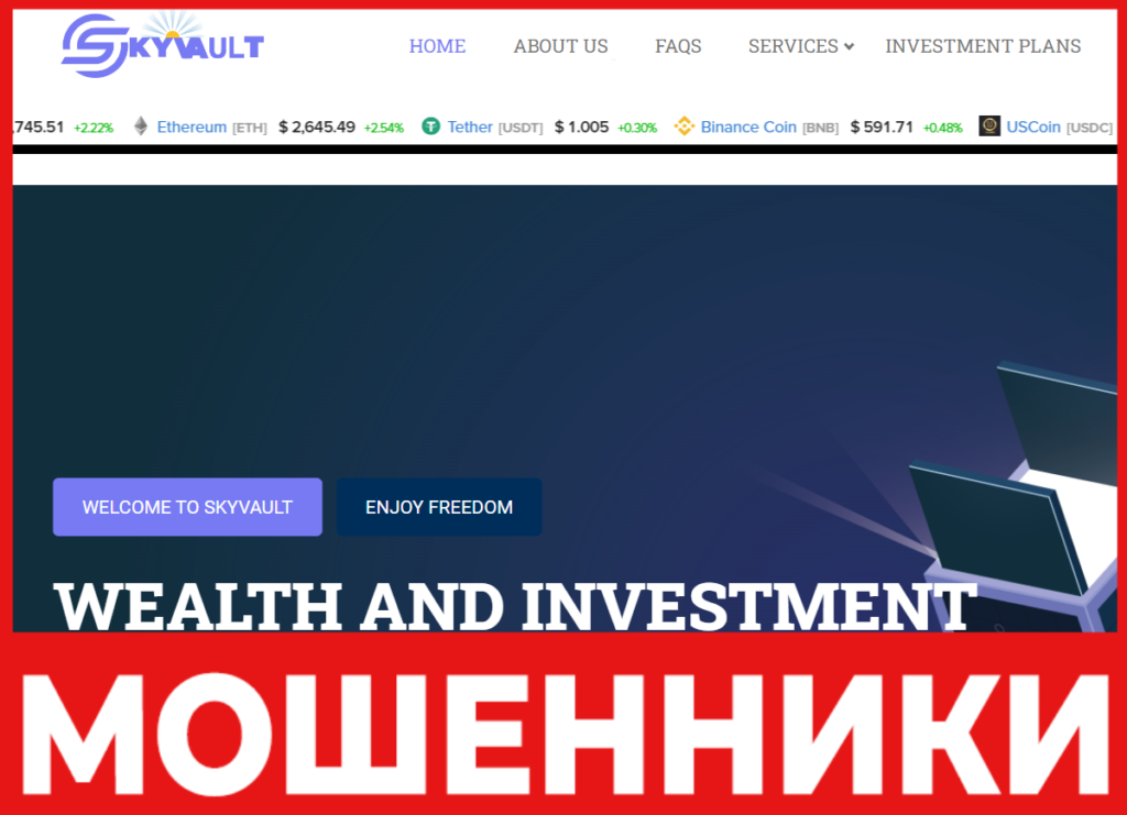 Skyvault лицевая сторона скрин