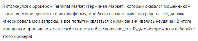 Terminal Market 1 скрин