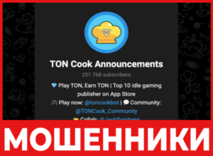 TON Cook лицевая сторона скрин