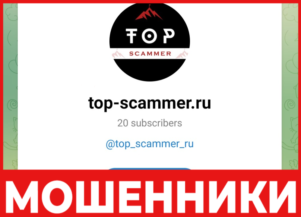 Top Scammer лицевая сторона скрин