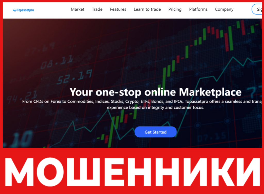 Topassetpro лицевая сторона скрин