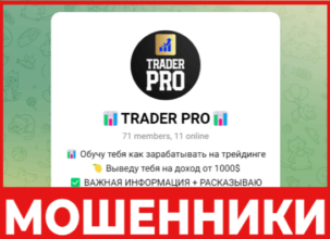 Trader Pro лицевая сторона скрин
