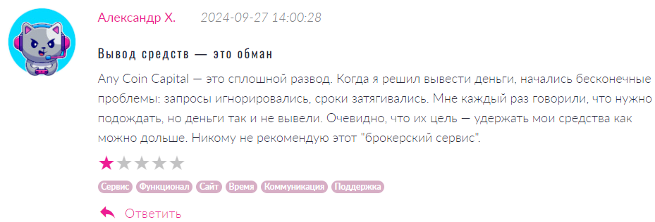 Any Coin Capital 1 скрин