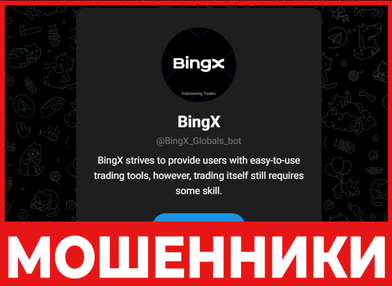 BingX лицевая сторона скрин