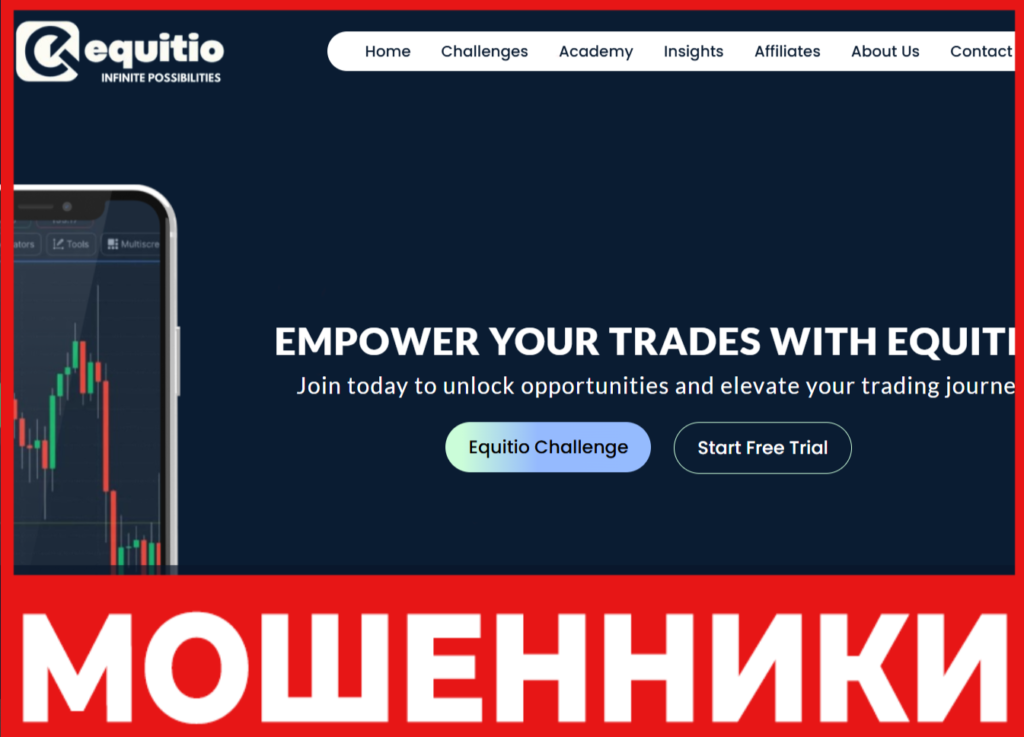 Equitio лицевая сторона скрин