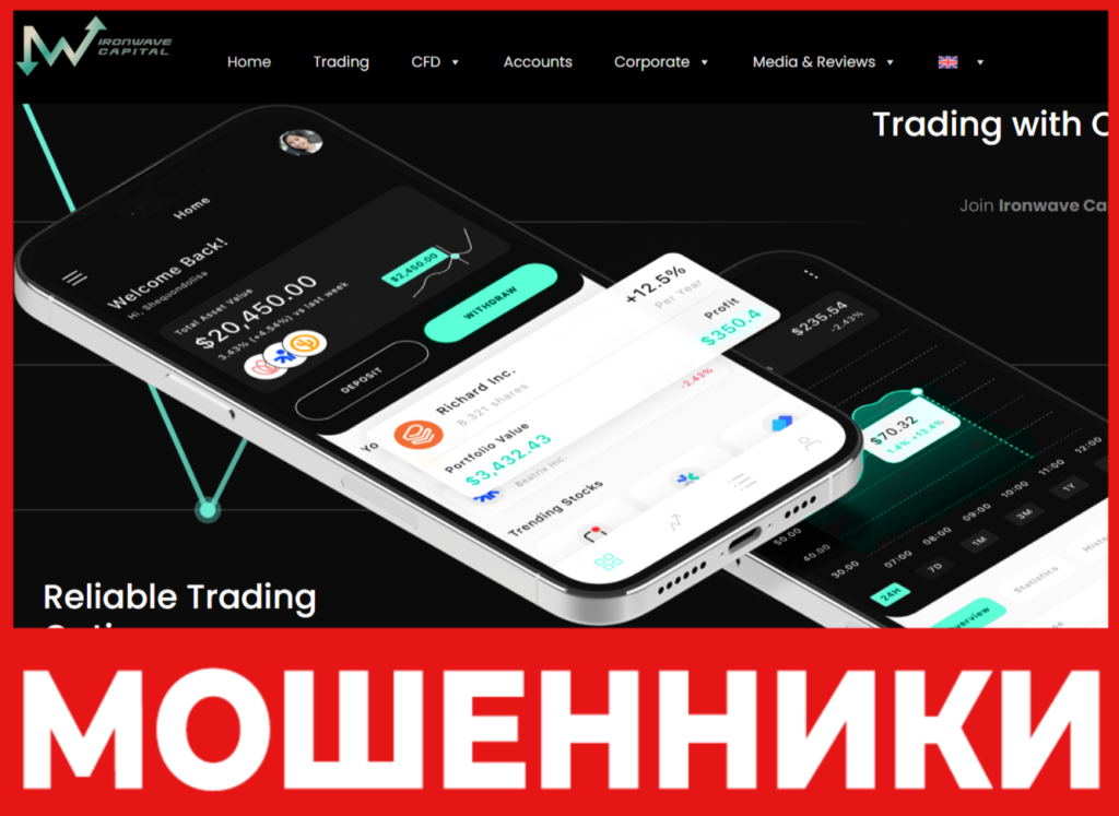 IronWave Capital лицевая сторона скрин