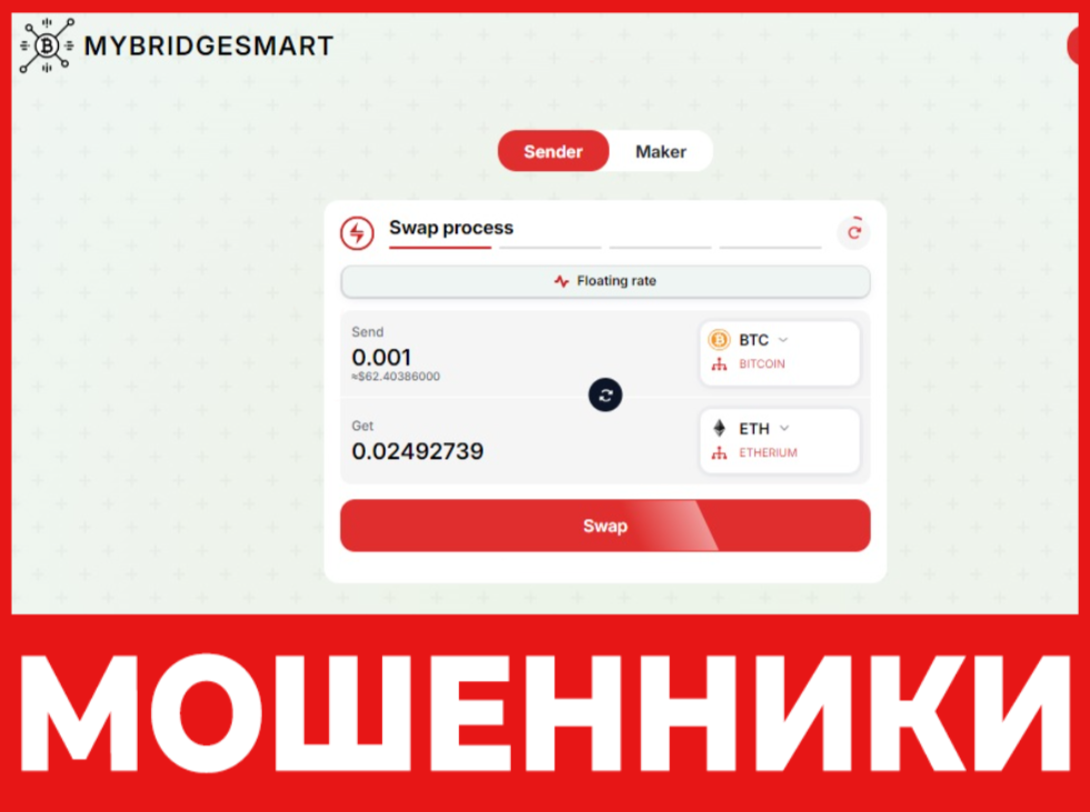 Mybridgesmart лицевая сторона скрин