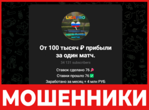 От 100$ в день на договорных матчах лицевая сторона скрин