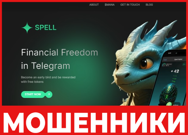 Spell Wallet лицевая сторона скрин
