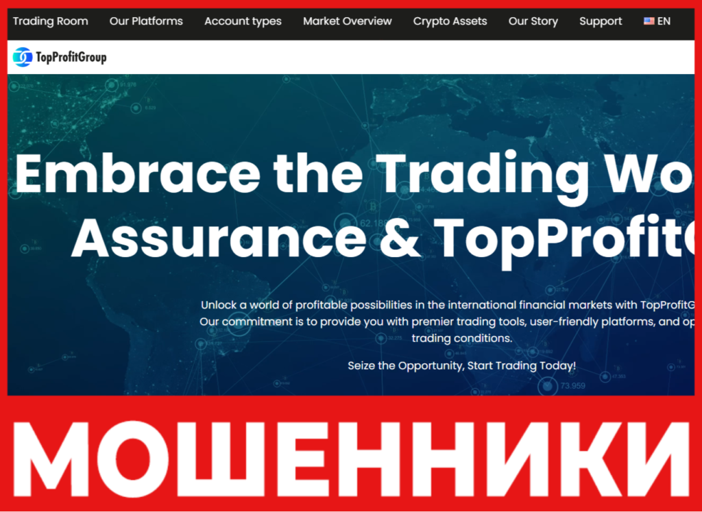 Top Profit Group лицевая сторона скрин