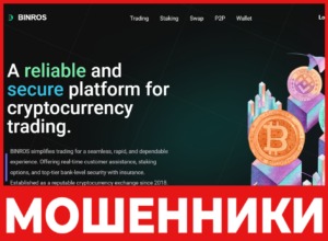 BINROS лицевая сторона скрин