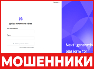 Bliss Trade лицевая сторона скрин