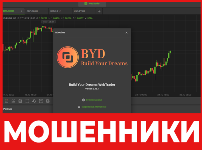 Bydltd лицевая сторона скрин