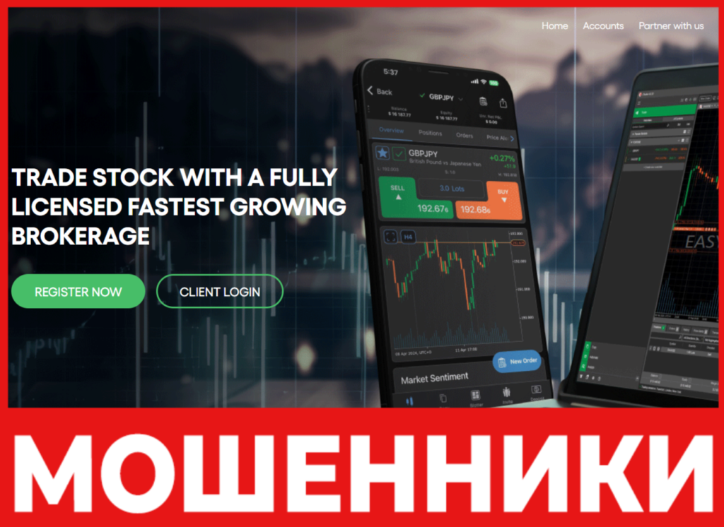 Easyprimestock лицевая сторона скрин