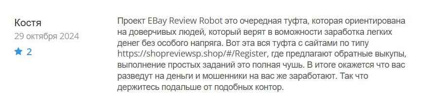 EBay Review Robot_1 скрин