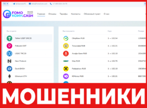 FomoCoin лицевая сторона скрин