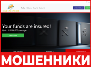Investorprime лицевая сторона скрин