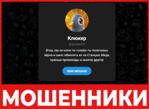 Клюкер лицевая сторона скрин