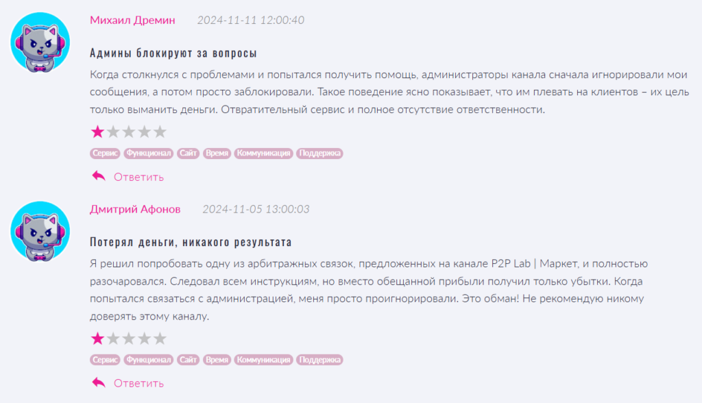 P2P Lab Маркет_1 скрин