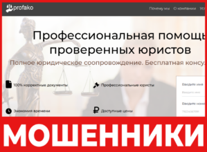 Profako лицевая сторона скрин