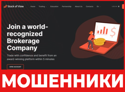 StockOfView лицевая сторона скрин