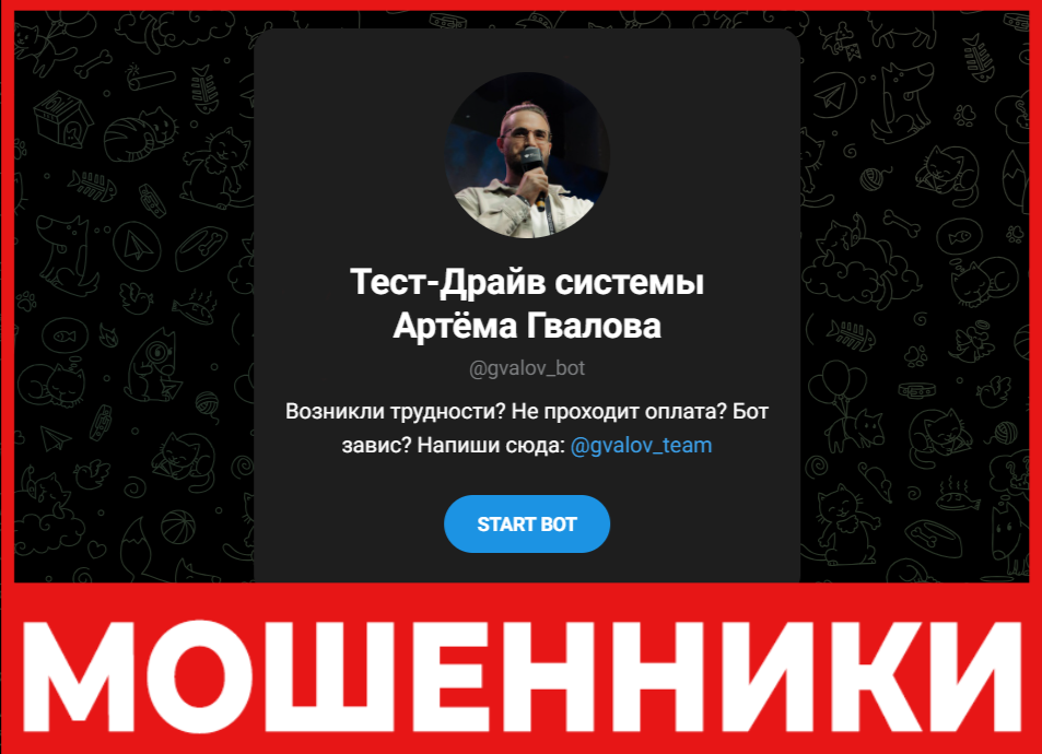 Тест-Драйв системы Артёма Гвалова лицевая сторона скрин