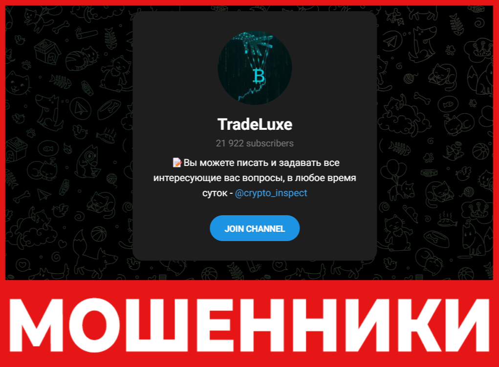 TradeLuxe лицевая сторона скрин