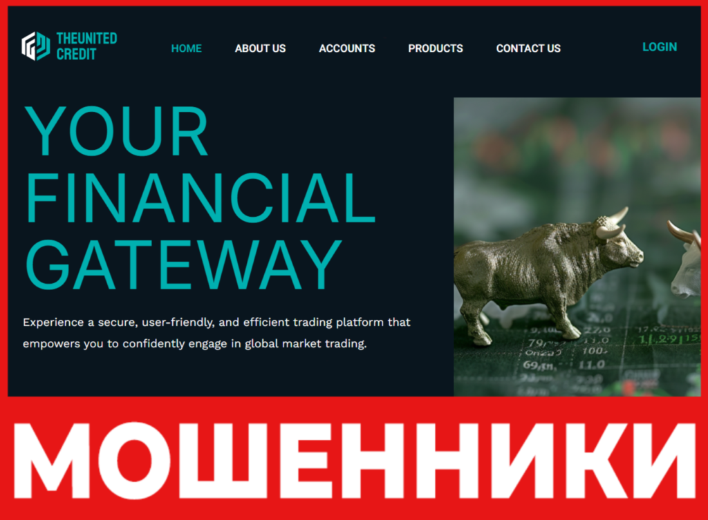 United Credit лицевая сторона скрин