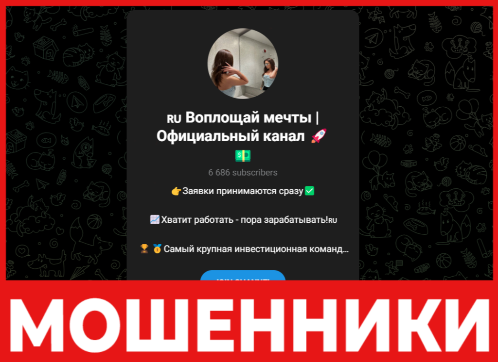 Воплощай мечты Официальный канал лицевая сторона скрин