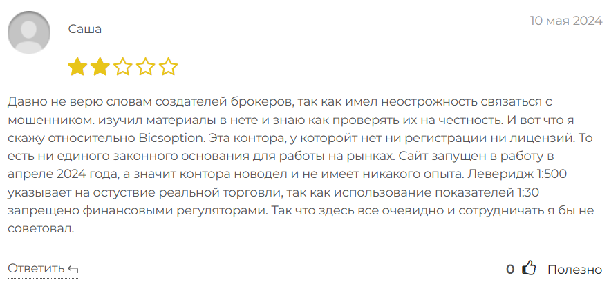 Bicsoption 1 скрин