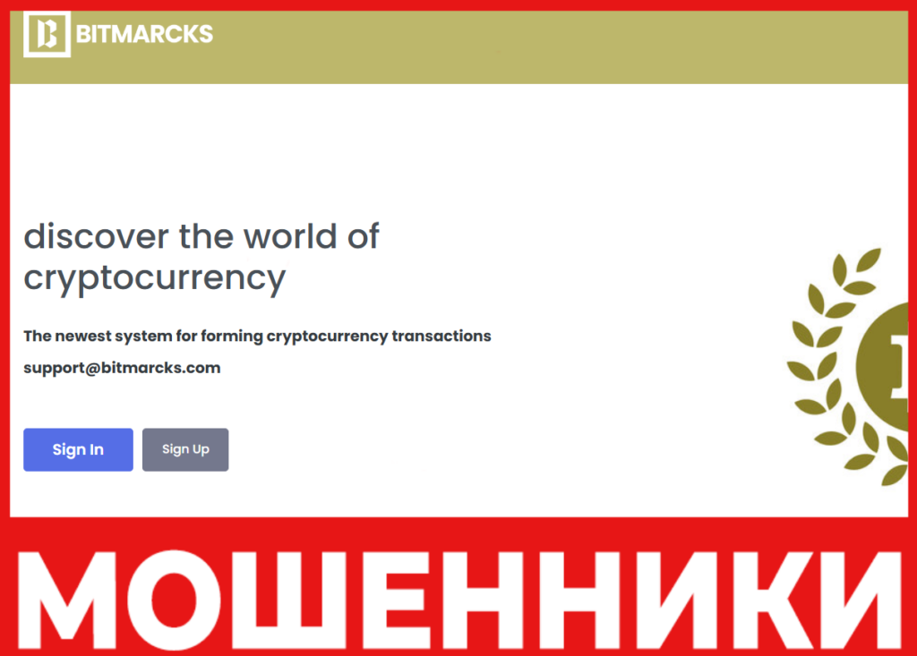 Bitmarcks лицевая сторона скрин