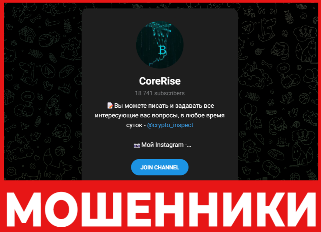 CoreRise лицевая сторона скрин