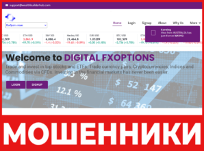 DIGITAL FXOPTIONS лицевая сторона скрин