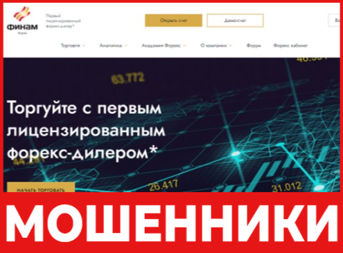 FinamFX лицевая сторона скрин