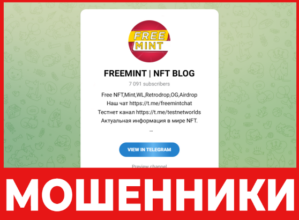 FREEMINT NFT BLOG лицевая сторона скрин