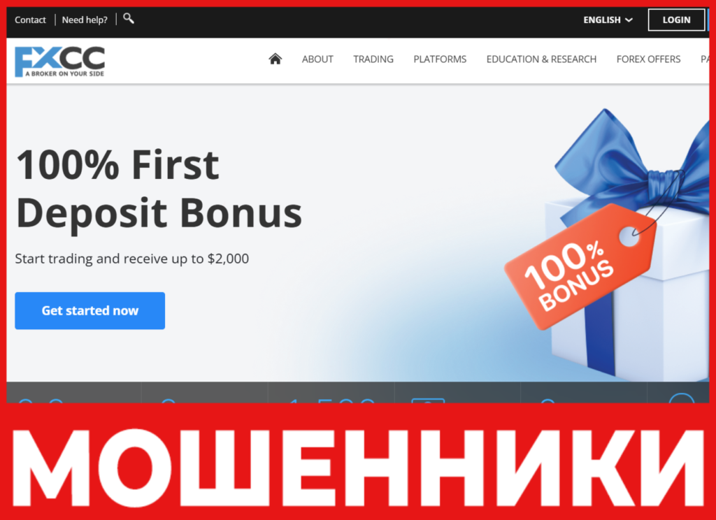 FXCC лицевая сторона скрин