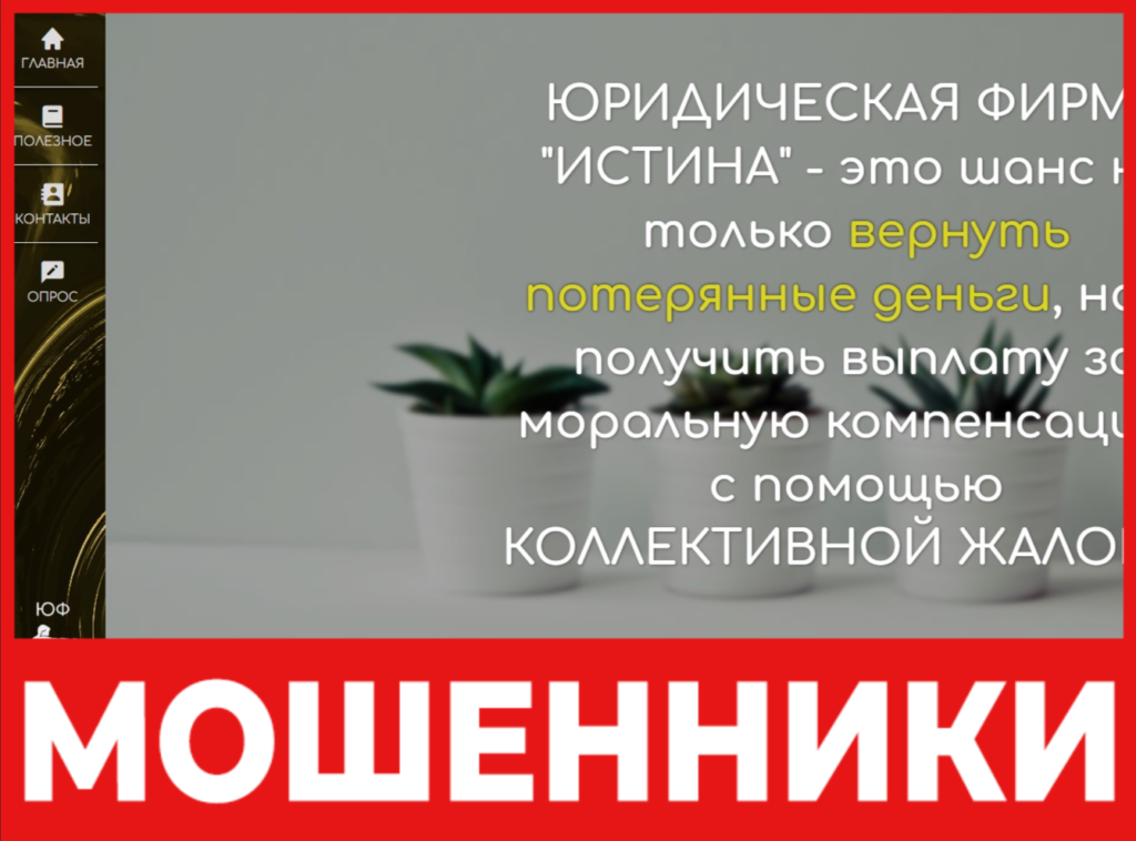 ИСТИНА лицевая сторона скрин