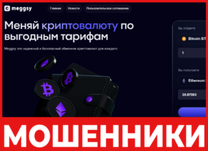 Meggsy лицевая сторона скрин