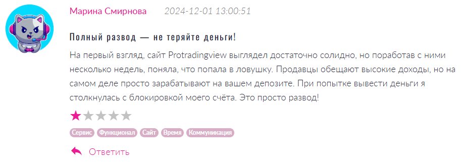 Protradingview 1 скрин