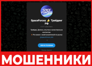 SpaceForcez Трейдинг РФ лицевая сторона скрин