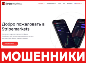 Stripemarkets лицевая сторона скрин