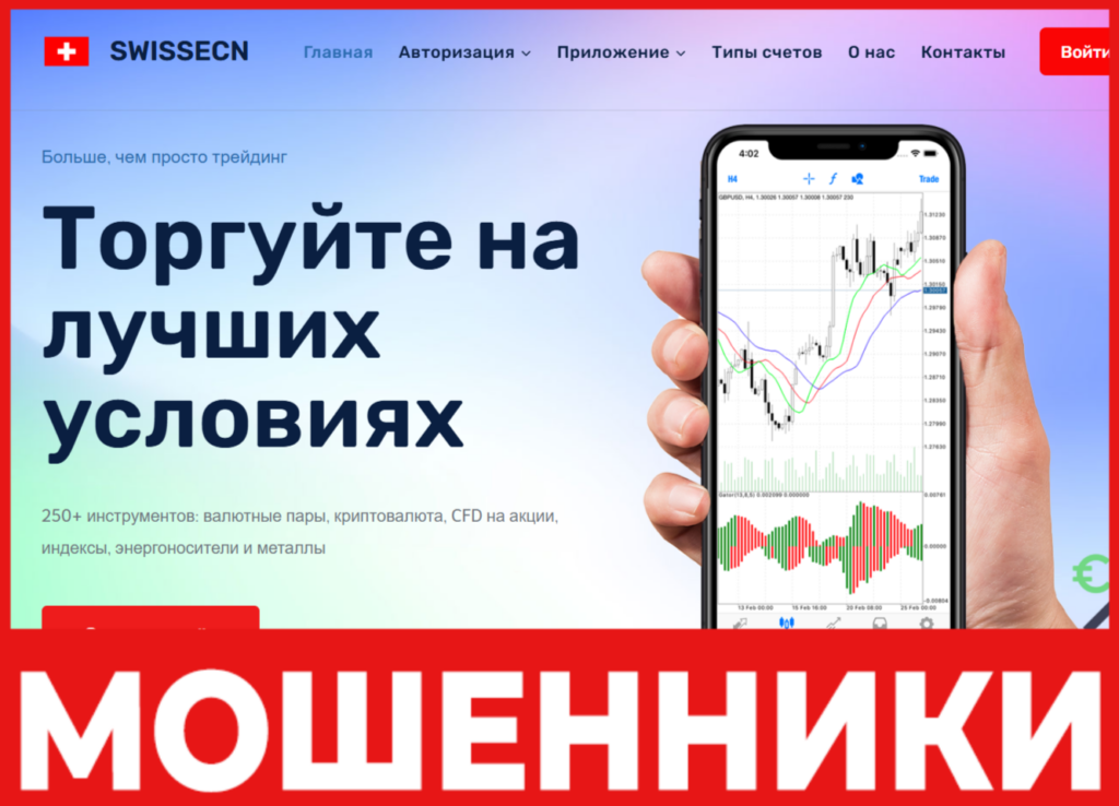 SWISSESN лицевая сторона скрин