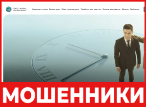 Teniz Capital лицевая сторона скрин
