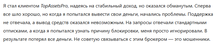 TopAssetsPro 1 скрин