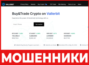 Vallerbit лицевая сторона скрин