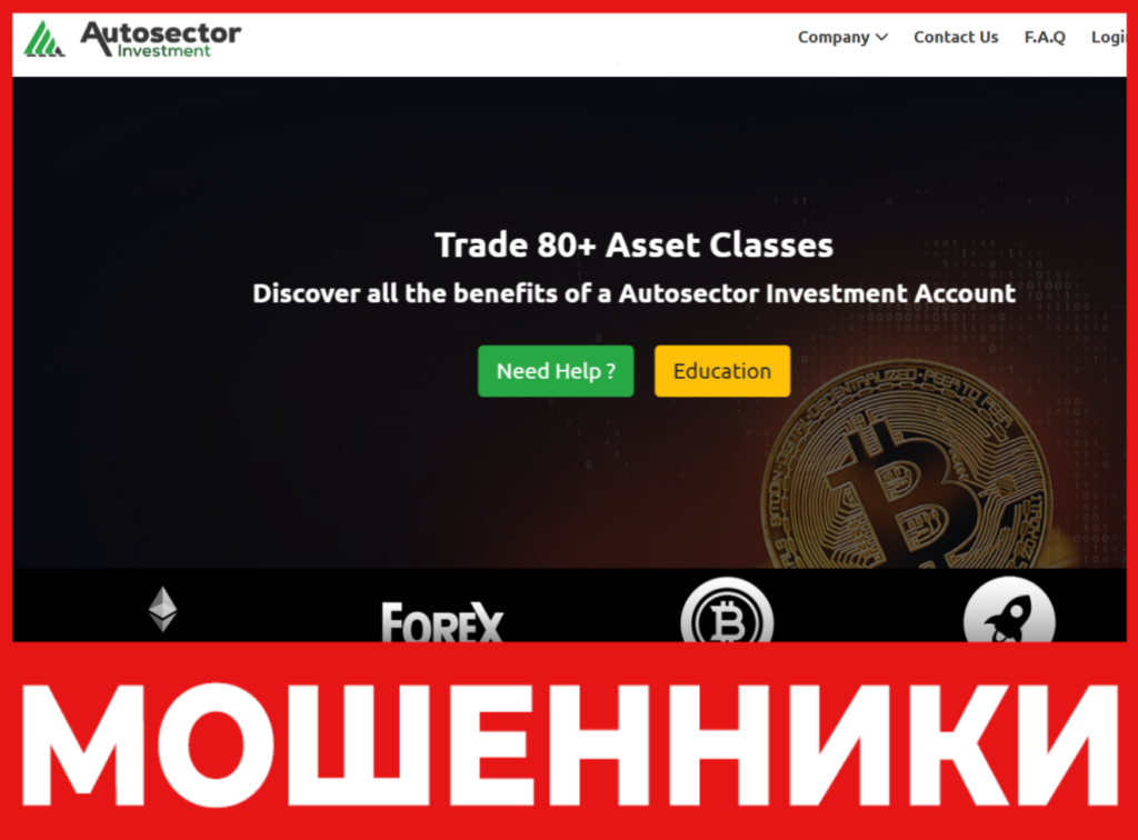 Autosector Investment лицевая сторона скрин