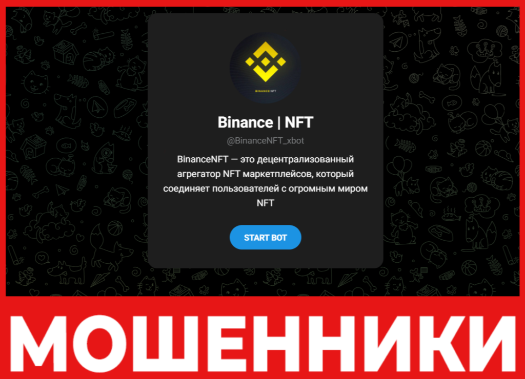 Binance NFT лицевая сторона скрин