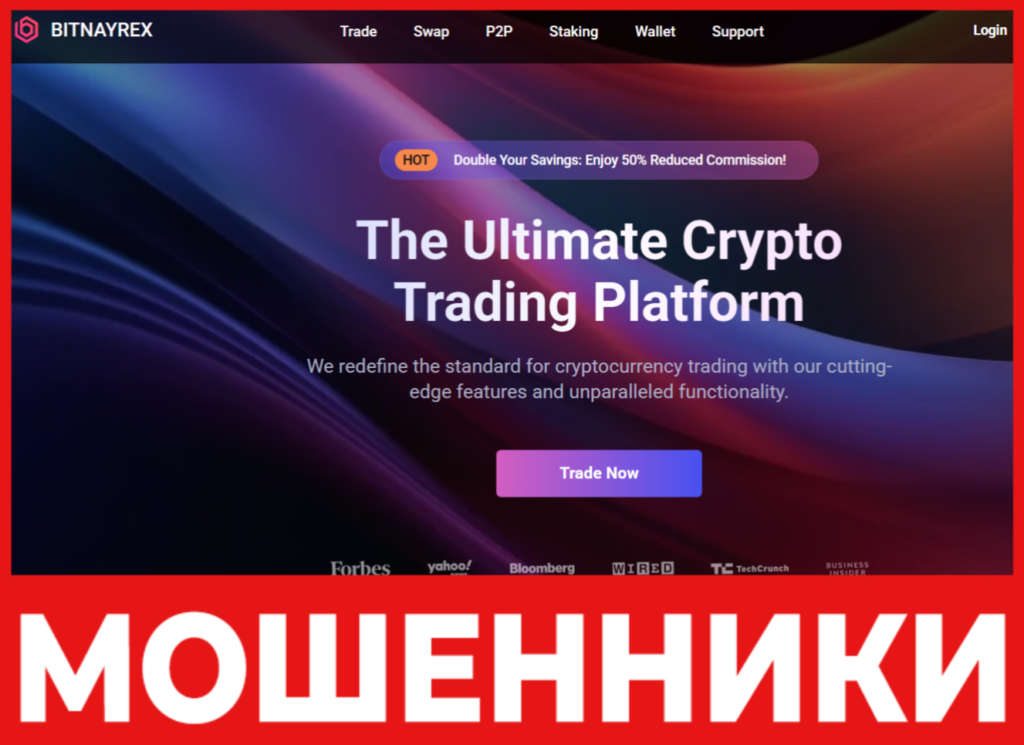 Bitnayrex лицевая сторона скрин